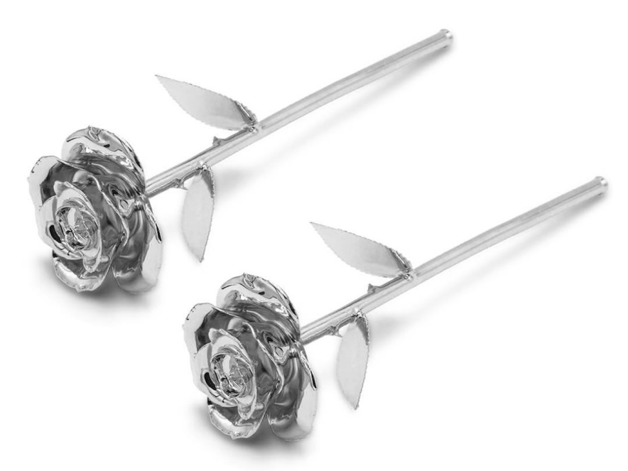 Platinum Dipped Love Rose - 2 Dealproduct image #1