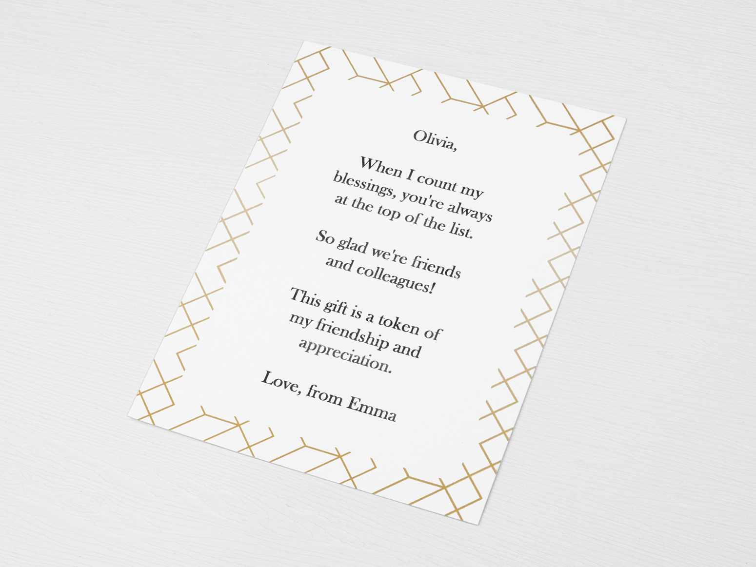 Gift Message x 4product zoom image #1